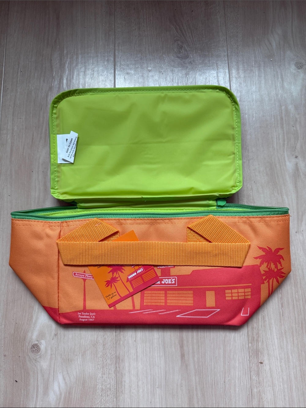 Trader Joe's Tropical Orange & Lime Lunch Tote